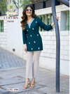 Colors Vol 1 By Passion Tree Rayon Plain Embroidery Ladies Top Exporters In India